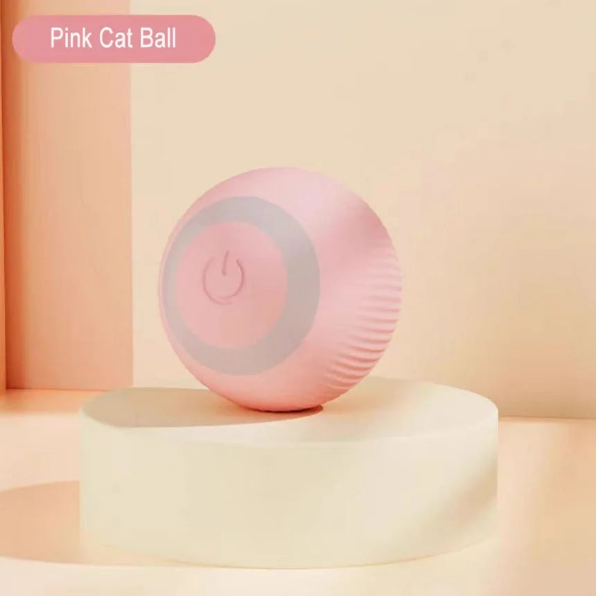 Exciting Electric Cat Ball Toy - Automatic Rotating Interactive Fun for Your Feline Friend!