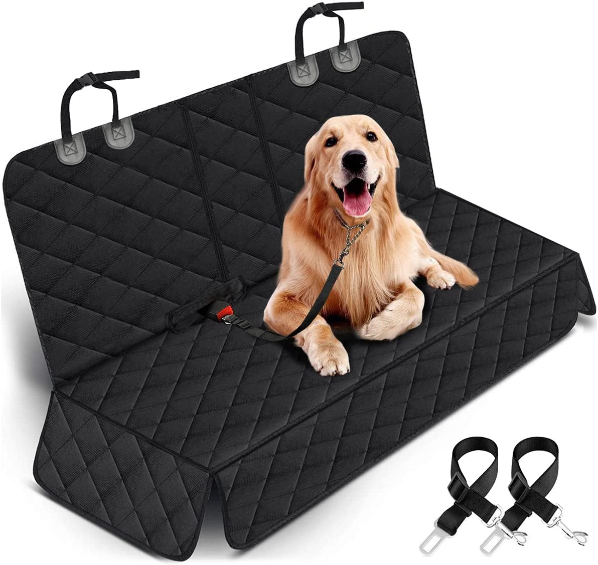 Pooch's VIP Lounge: The Ultimate Doggo Drip-Resistant Throne for Your Chariot, Complete with Non-Slip Adventures and Room for Fido's Fancy Armrest!
