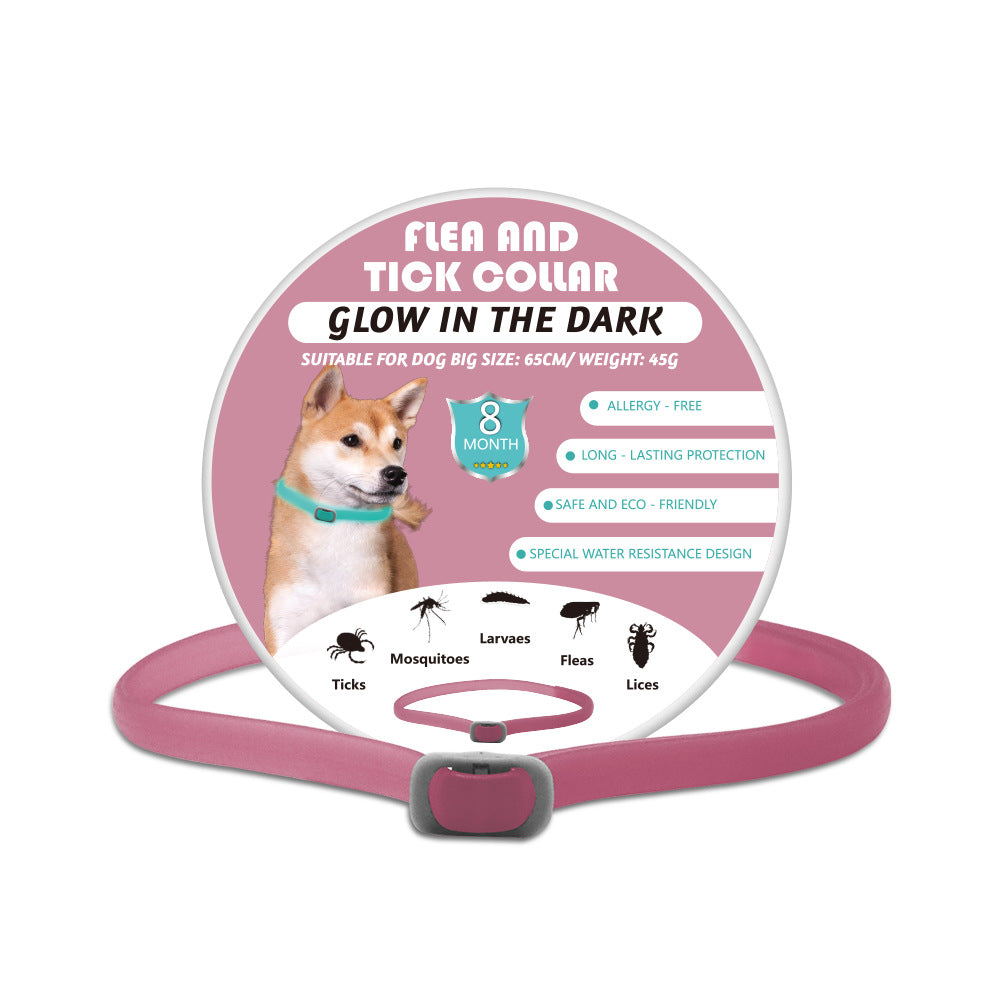Illuminate and Protect Your Furry Friends with Our Luminous Insect Repellent Dog Collar
