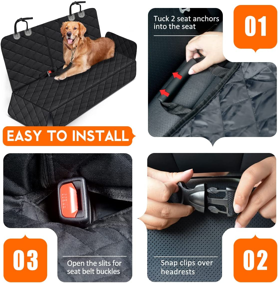 Pooch's VIP Lounge: The Ultimate Doggo Drip-Resistant Throne for Your Chariot, Complete with Non-Slip Adventures and Room for Fido's Fancy Armrest!