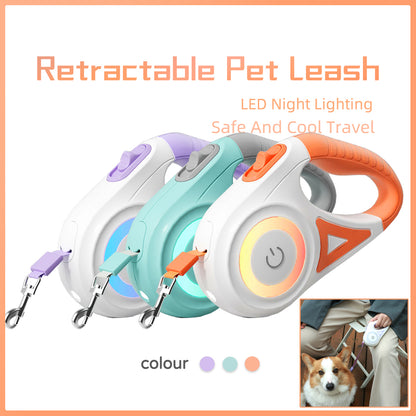 Elevate Your Dog Walks with the Retractable Dog Leash and Collar Set - Perfect for Small to Medium Pets!