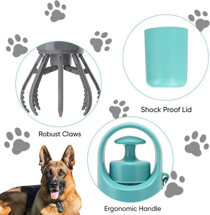 Portable Dog Waste Management Tool with Dispenser and Bag Holder