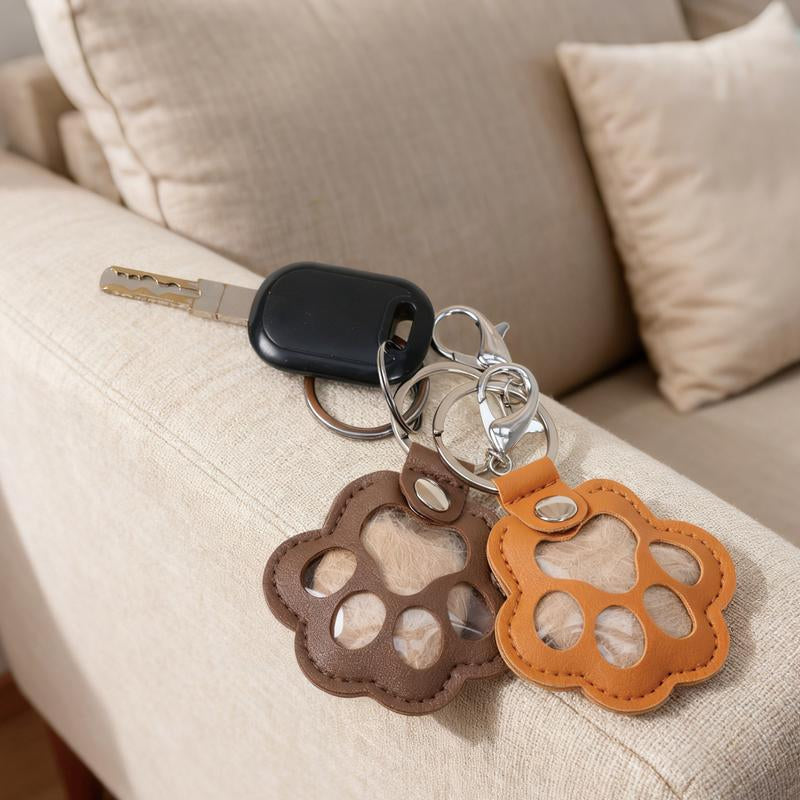 Cherish Every Moment with Our Dog and Cat Hair Keychain – Perfect for Pet Owners to Create Lasting Memories with Paw Prints and Fur Keepsakes!