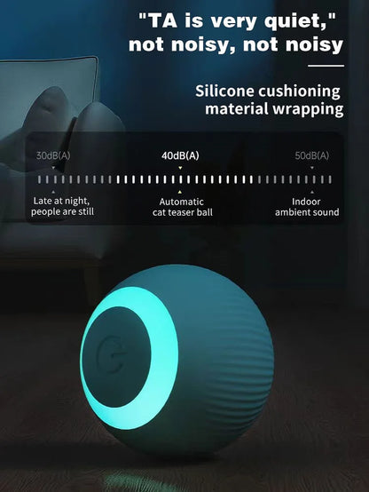 Exciting Electric Cat Ball Toy - Automatic Rotating Interactive Fun for Your Feline Friend!