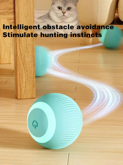 Exciting Electric Cat Ball Toy - Automatic Rotating Interactive Fun for Your Feline Friend!