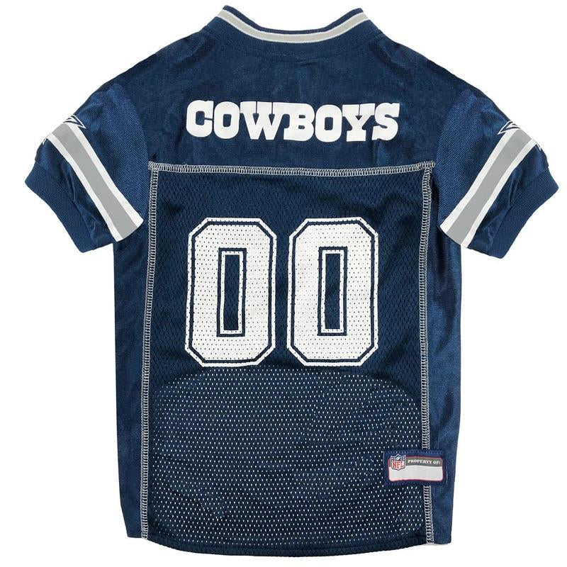 Score Big with the Pets First NFL Dallas Cowboys Mesh Jersey for Dogs - Perfect for Game Day!
