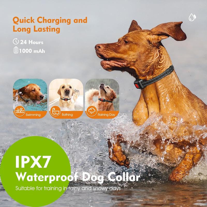Revolutionary Electric Fence for Dogs - Ultimate GPS Dog Training Collar System with Adjustable Range, Waterproof Design, and Rechargeable Battery