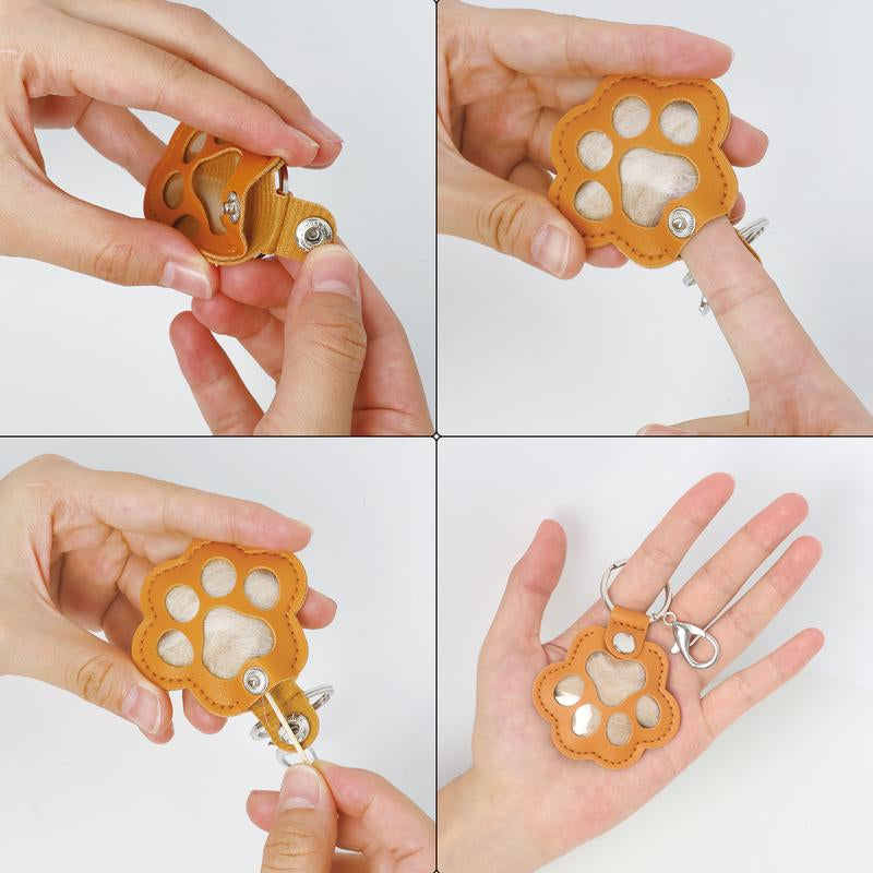Cherish Every Moment with Our Dog and Cat Hair Keychain – Perfect for Pet Owners to Create Lasting Memories with Paw Prints and Fur Keepsakes!
