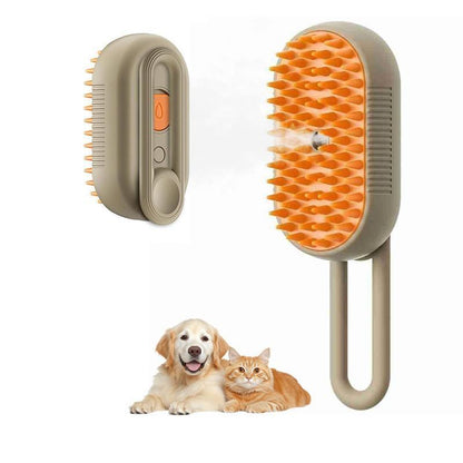Revolutionary 3-in-1 Pet Steam Brush: Effortlessly Remove Pet Hair with Advanced Vapor Technology for Cats and Dogs