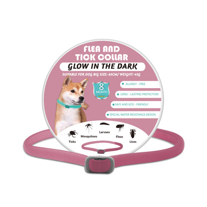 Illuminate and Protect Your Furry Friends with Our Luminous Insect Repellent Dog Collar