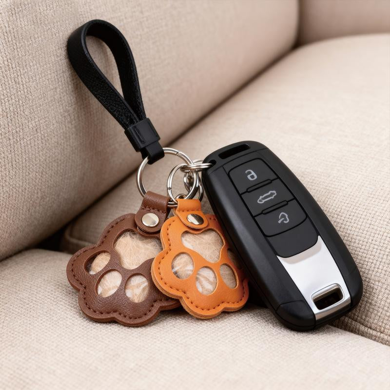 Cherish Every Moment with Our Dog and Cat Hair Keychain – Perfect for Pet Owners to Create Lasting Memories with Paw Prints and Fur Keepsakes!