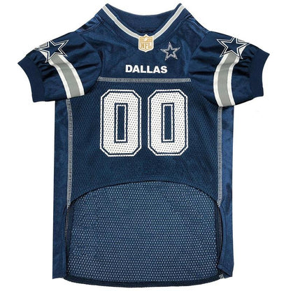 Score Big with the Pets First NFL Dallas Cowboys Mesh Jersey for Dogs - Perfect for Game Day!