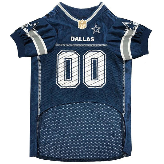 Score Big with the Pets First NFL Dallas Cowboys Mesh Jersey for Dogs - Perfect for Game Day!